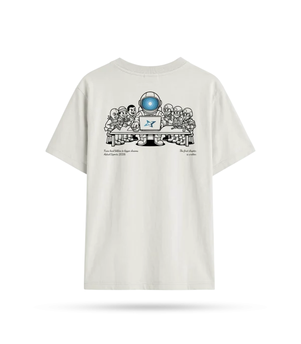 FIRST LIGHT T-SHIRT GRAY: CHAPTER IS WRITTEN