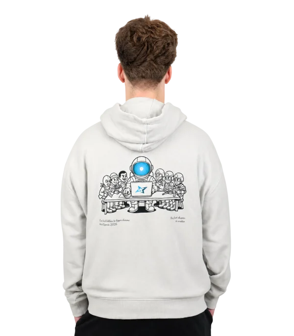 FIRST LIGHT HOODIE GRAY: CHAPTER IS WRITTEN