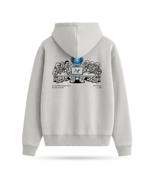 FIRST LIGHT HOODIE GRAY: CHAPTER IS WRITTEN