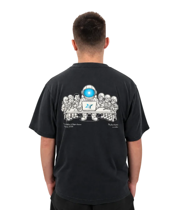 FIRST LIGHT T-SHIRT BLACK: CHAPTER IS WRITTEN
