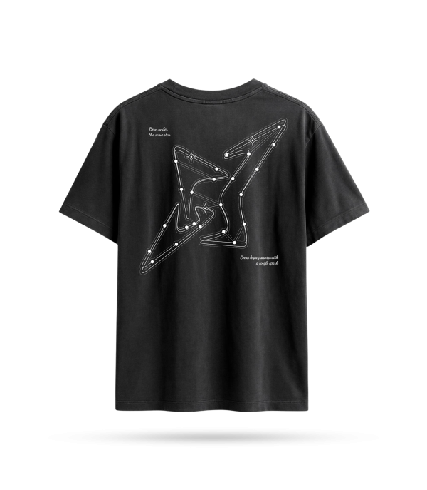 FIRST LIGHT T-SHIRT BLACK: BORN UNDER THE SAME STAR