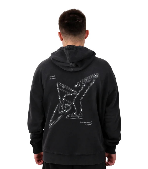 FIRST LIGHT HOODIE BLACK: BORN UNDER THE SAME STAR