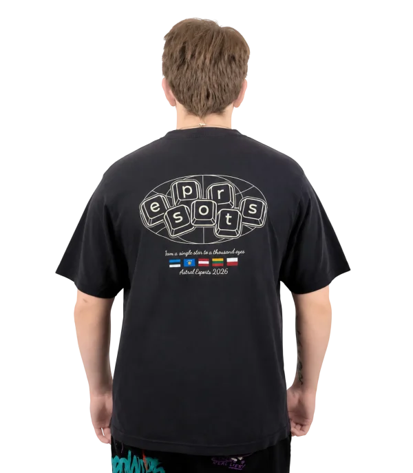 FIRST LIGHT T-SHIRT BLACK: FROM A SINGLE STAR TO A THOUSAND EYES