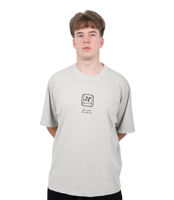 FIRST LIGHT T-SHIRT GRAY: FROM A SINGLE STAR TO A THOUSAND EYES