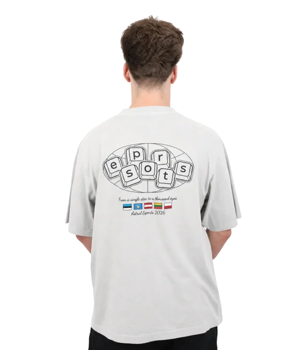 FIRST LIGHT T-SHIRT GRAY: FROM A SINGLE STAR TO A THOUSAND EYES