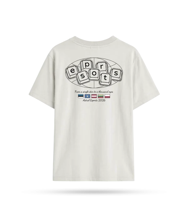 FIRST LIGHT T-SHIRT GRAY: FROM A SINGLE STAR TO A THOUSAND EYES