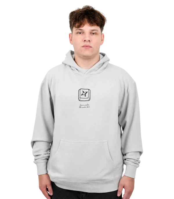 FIRST LIGHT HOODIE GRAY: FROM A SINGLE STAR TO A THOUSAND EYES