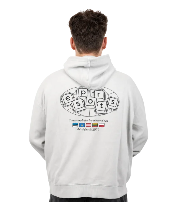 FIRST LIGHT HOODIE GRAY: FROM A SINGLE STAR TO A THOUSAND EYES