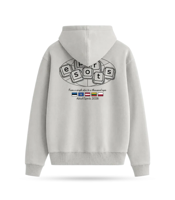 FIRST LIGHT HOODIE GRAY: FROM A SINGLE STAR TO A THOUSAND EYES