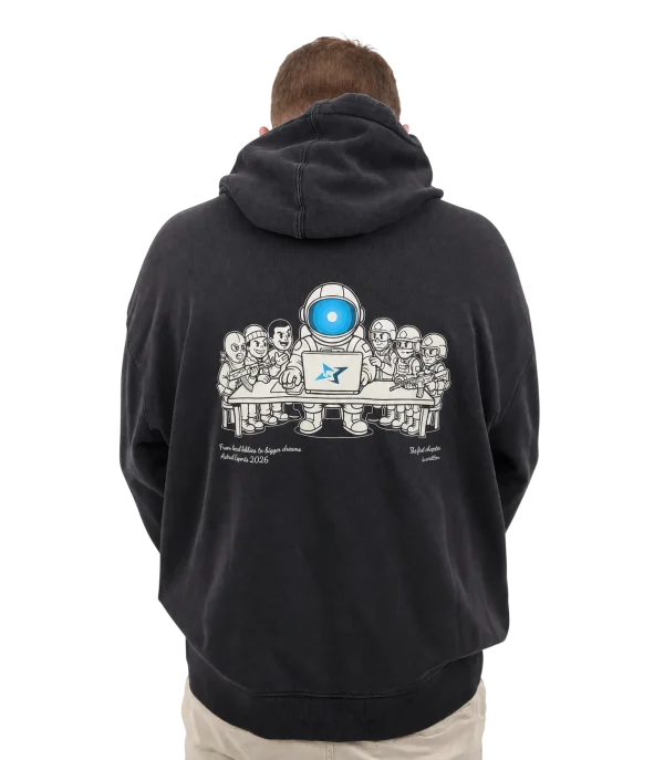 FIRST LIGHT HOODIE BLACK: CHAPTER IS WRITTEN